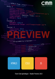 Preview van Front-End opleidingen Reader 2023